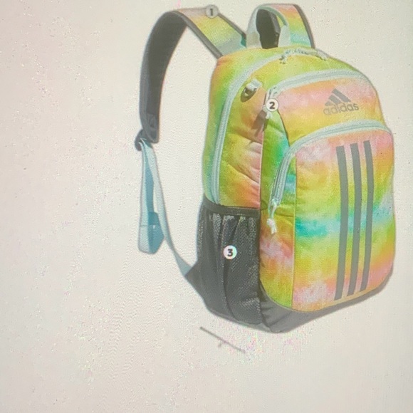 Adidas Young BTS Creator 2 Backpack RAINBOW *PRIDE* NWT - Picture 2 of 7